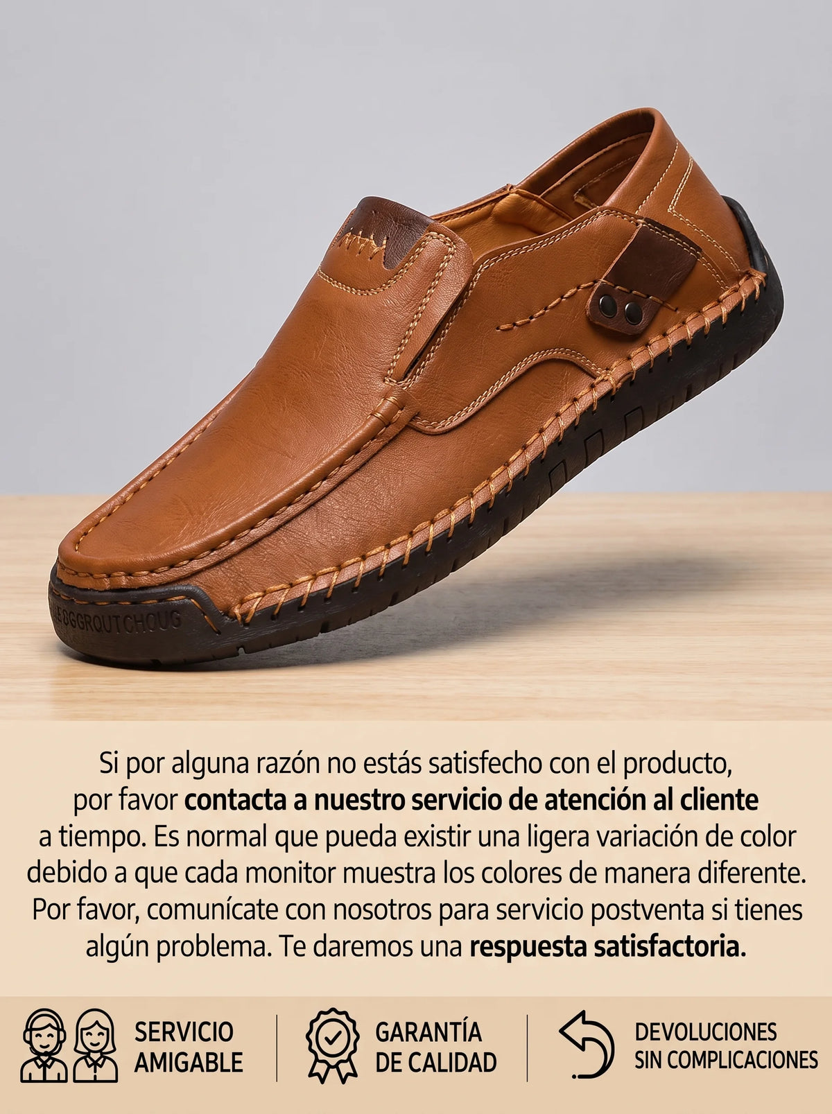 Mocasines negros clásicos para hombre GREKS