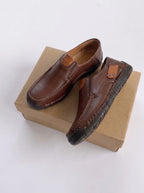 Mocasines negros clásicos para hombre GREKS