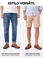 Mocasines negros clásicos para hombre GREKS