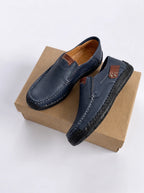 Mocasines negros clásicos para hombre GREKS